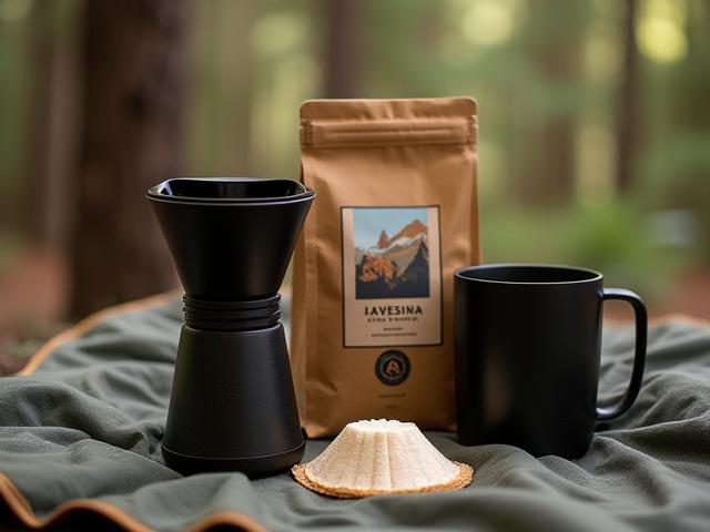Kit 'El Viajero' con un AeroPress y una bolsa de café versátil