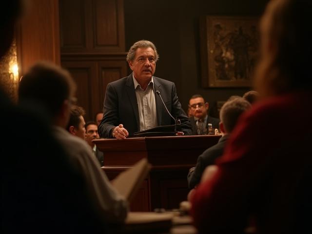 Experto dando una charla sobre mitología prehispánica